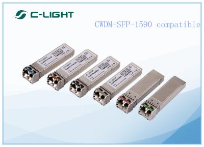 China transmisor-receptor de 1.25G CWDM-SFP-1590 SFP CWDM/módulos compatibles de Cisco SFP en venta