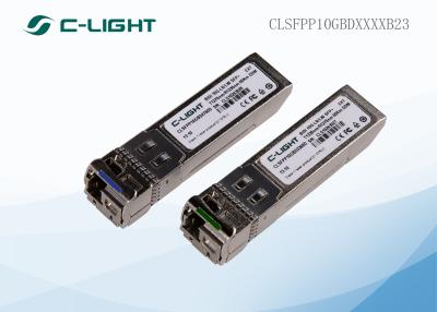 China Optischer Transceiver CWDM 10Gbps SFP + BIDI für Kommunikations-Ausrüstung zu verkaufen