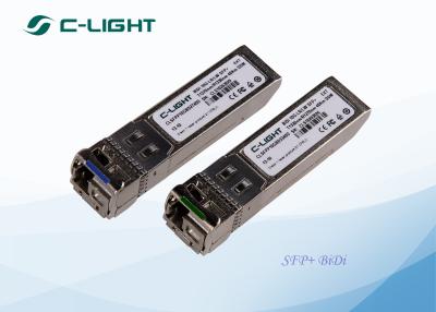 Cina Ricetrasmettitore semplice del connettore SFP+ 10GBASE 40km TX1330nm RX1270nm SFP+ BiDi di LC in vendita