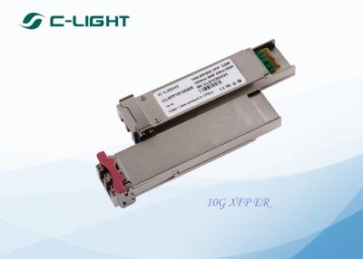 China Einzelnes Ethernet-optischer Transceiver 10G XFP 1550nm 40km Duplex-LC zu verkaufen