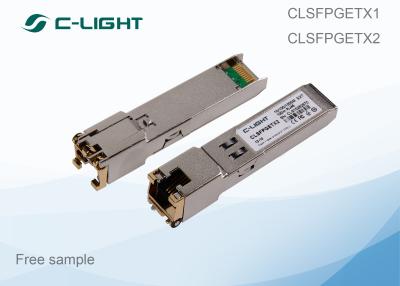 China SFP-Module 10M DES WACHOLDERBUSCH-RJ-45/100M/1000M kupferner Transceiver zu verkaufen