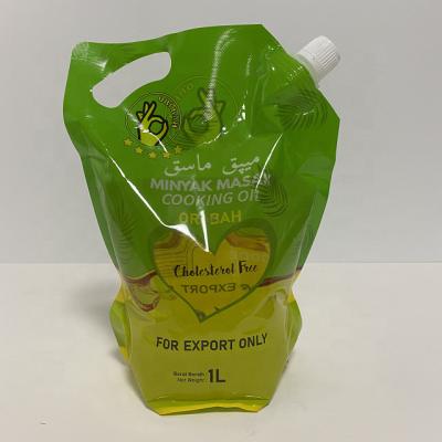 China Shock Resistance Customized Cheap 1L Oil Spout Pouch for sale