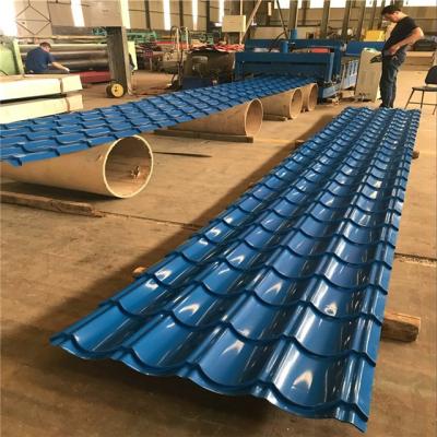 China Traditional Construction Building Raw Material For Color Zinc Corrugated Metal Roofing Sheet for sale