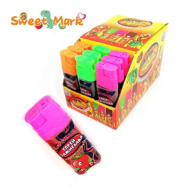 China Lighter Liquid Spray Candy Candy Sour Liquid Candy Lighter Form for sale