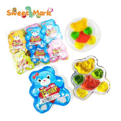 China Natural Wholesale Bear Shape Fruit Flavor Jelly Candy In Box for sale