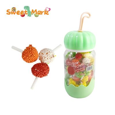 China Natural Vegetables Shape Bottle Lollipops Candy Hard Candy Candy And Sweets for sale