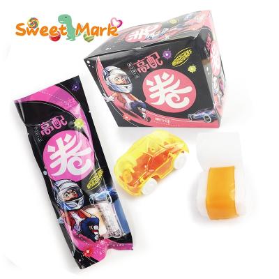 China Natural Mixed Candy Taste Mixed Bun Candy Mix Fruit Gummy Candy With Car Toys for sale