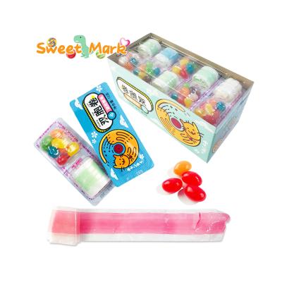 China Natural Mix Fruit Muffin Candy Gummy Candy With Jelly Bean Candy for sale