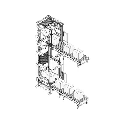 China Garment Shops Automatic Production Line Customized Automation Lifting Conveyor Equipment for sale