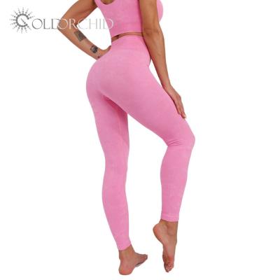 China Hot Selling Breathable Seamless Yoga Short Sleeve Vest And Pant Suit for sale