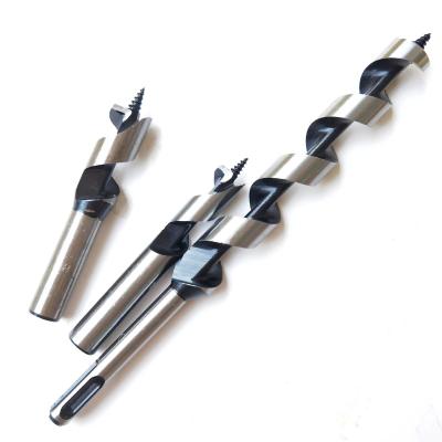 China Wood Drilling Auger Drill Bit Hex Shank High Carbon Steel Auger Wood Auger Drill Bit Set Box For Drill Wood Deep Hole for sale