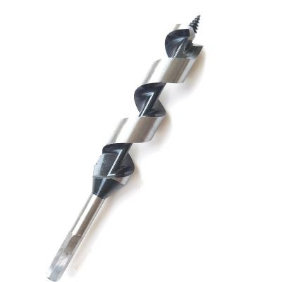 China Wood Drilling High Quality Hex Shank Double Single Fluted Wood Timber Auger Drill Bit 25mm*460mm for sale