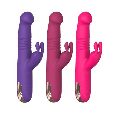 China Dingfoo Sex Toys Adjustable 10 Frequency Lady Finger Rabbit Vibrators For Women Clitoris Stimulator for sale