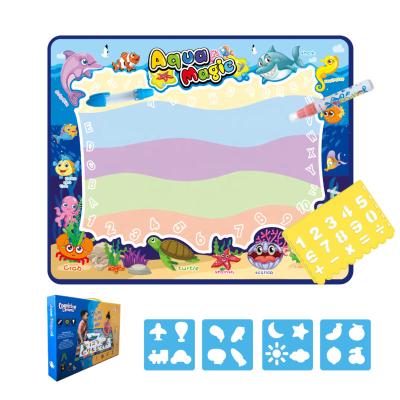 China Educational Toys Gifts 2021 Most Popular Baby's Drawing Toys Draw By Water Magic Water Drawing Doodle Mat for sale