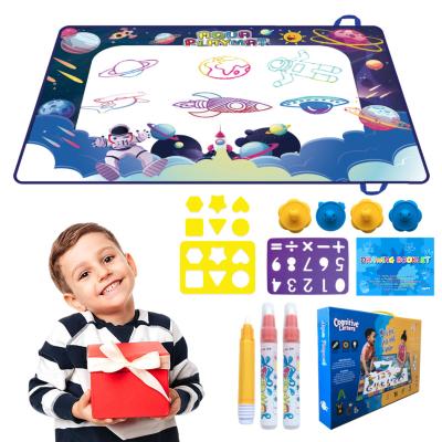 China Toys Gifts 100*80cm Aqua Magic Drawing Board Water Educational Doodle Mat For Kids Best Gift for sale