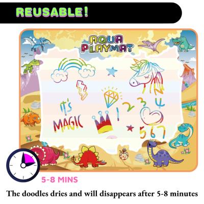 China Large Size Aqua Toys Mat Water Doodle Mat Magic Educational Drawing Boards Toys Educational Gifts 120*90cm for Kid Drawing at Home for sale