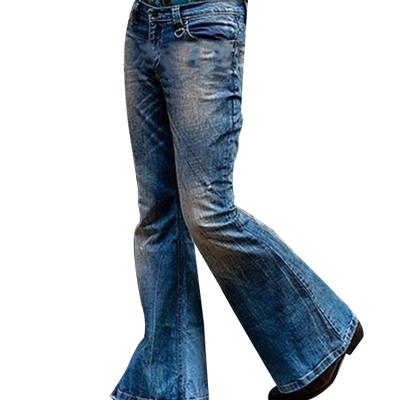 China Newest Products Breathable Trendy Drop Autumn Flared Fashion Jeans Pants Men s Jeans for sale