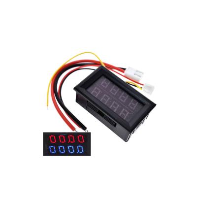 China See details DC 4-digit Dual Display LED Digital Voltage and Current Meter Dual Display Meter Head DC0-200V for sale