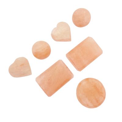 China Hot Selling Body Therapy Spa Rose Salt Stone Rock Stone Hot Massage Set Kit For Sale for sale