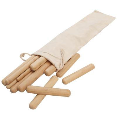 China Smooth Solid Bamboo Massage Tools Bamboo Massage Stick Set Full Body Massage for sale