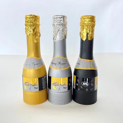 China Plastic Wedding Wine Bottle Champagne Opening Celebration Fireworks Ball Hand Screw Cannon Throw Turnout for sale