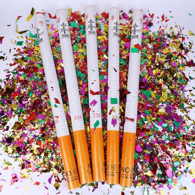 China Wholesale Plastic Paper Maker Long Cylinder Confetti Cannon Party Snaps for Indoor and Outdoor Celebrations for sale