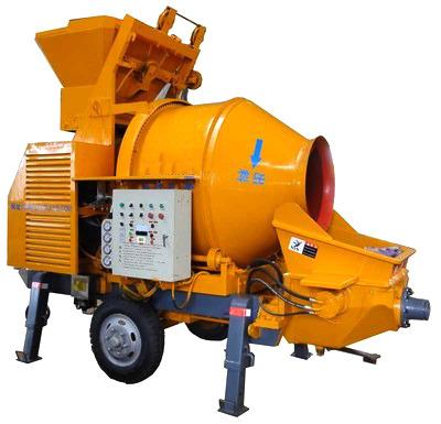 China Mobile Concrete Mixer Pump Portable Concrete Mixer With Pump for sale