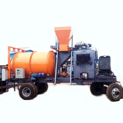 China Industial Mobile Asphalt Mixer Bitumen Concrete Mixer Machine for sale