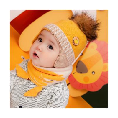 China COMMON Cozy Cotton Knitted Baby Winter Hats for sale