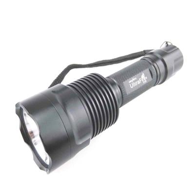 China UltraFire C12 1xCREE XM-L2 U3 1800lm SMO/OP LED Cold White Light Emergency Flashlight (1 x 18650) for sale