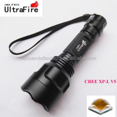 China Newest Camping Led Flashlight Ultrafire C8 XPL V5 2000LM SMO LED Flashlight for sale