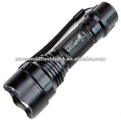 China Aluminum Alloy UltraFire C2 CREE XML U2 SMO 5-Mode LED Flashlight Torch Light (1 x 18650) for sale