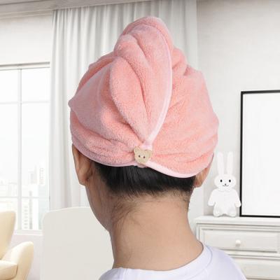 China Customized Large Size Quick Dry Waterproof Reusable Shower Cap Stocked 300gsm Shower Cap 25cm*65cm for sale