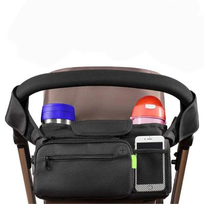 China Wholesale Universal Luxury Messenger Bags TCGD-01 Diaper Cart Baby Stroller Organizer Bag With Bottle Holder Pockets for sale