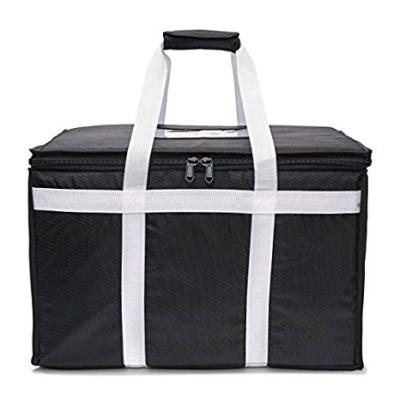 China Waterproof BB-09 Logo Printed Large Insulated Cooler Bag Food Delivery Thermal Shopping Bag With YKK Zippers for sale