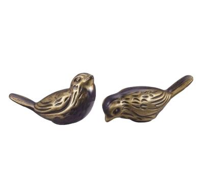 China Europe ornaments brass sparrows for Grovestone decoration for sale