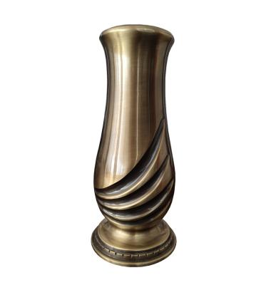 China Europe antique bronze brass vase for cemetery for sale