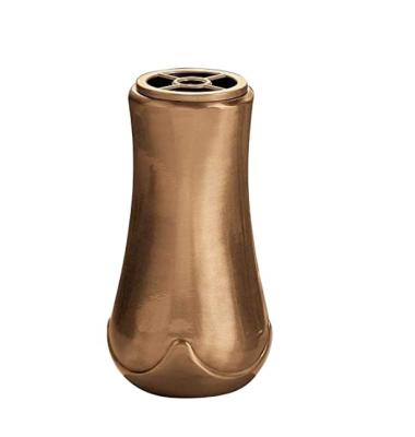 China Europe ground bronze flower vases for graves and headstones for sale