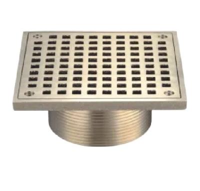 China Modern Bronze 6inch Floor Drains With Outlet Size 100 for sale