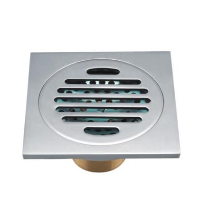 China Good Quality Brass Floor Drain Cover Balcony Anti Smell Gold Modern Floor Drain Strainers Floor Drain For Bathroom for sale