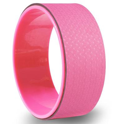 China Home Fitness Band Yoga Wheel Muscle Relaxation For Yoga Exercise Back Pain Roller Fitness Muscle Relaxation Stretching Wheel Yoga for sale