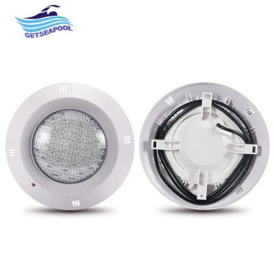 China High Quality ABS IP68 12Volt 18W Single Color DC24V Pool Light Wall Mounted Swimming Pool Light Decoration Use For Underwater for sale