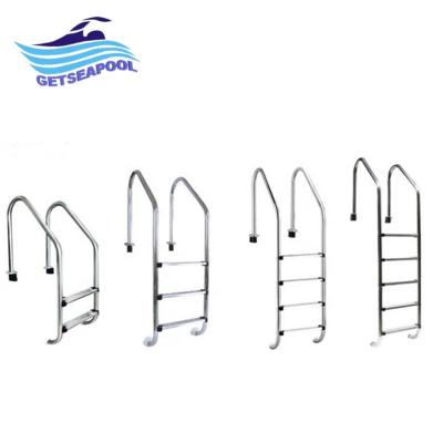 China Anti-Skid Pedal Pedal With Mat Stainless Steel Pool Used Plastic Stairs Ladder Steps for sale