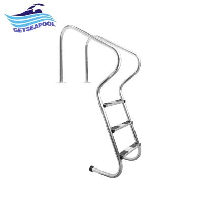 China 304/316 Stainless Steel 2 Padless Pedal Anti-Skid Foot Pedal 3 4 5 Step Pool Ladder for Swimming Pool Equipment and Accessories for sale