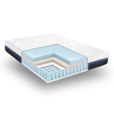 China Foldable Skin-Friendly Pocket Spring Mattress CertiPUR-USA Comfortable Memory Foam Mattress Pad for sale