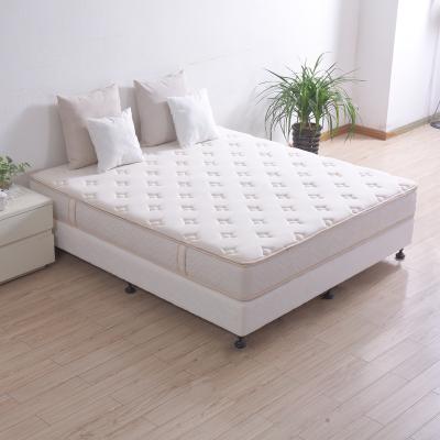 China Hybrid Innerspring High Quality Massage OEM Design - 8 Inch Firm Mattress - Bed in a Box - Twin - Rice White Mattress for sale