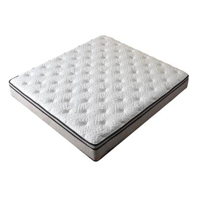 China 2020 Hypoallergenic Queen Size Latex Memory Foam Mattress With Pocket Box Spring for sale