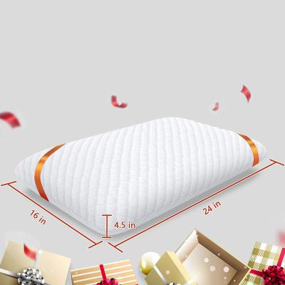 China New High Density Anti-Static Slow Sleeping Neck Pillow Charcoal Memory Foam Bound Breathable Bamboo Pillow for sale