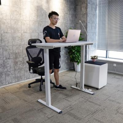 China Adjustable (height) office height desk cheap electric automatic adjustable standing electric modern adjustable desk for sale