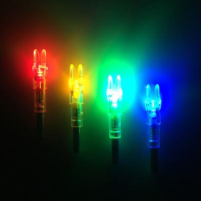 China Hunting Glow Lit Nocks Automatic Lit Nock For ID6.2mm Arrow Shaft Shooting Outdoor Training Accessories for sale